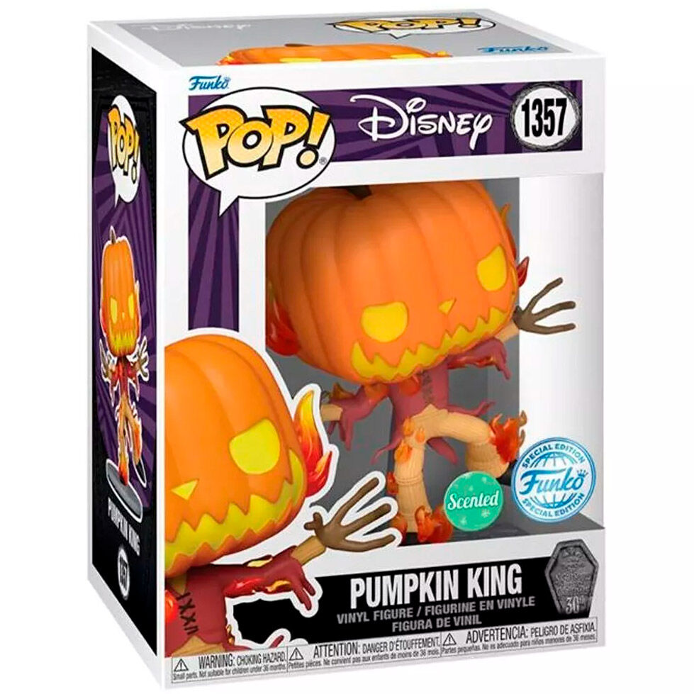 Pesadilla antes de Navidad POP Disney Vinyl Figura Pumpkin King SC 9cm