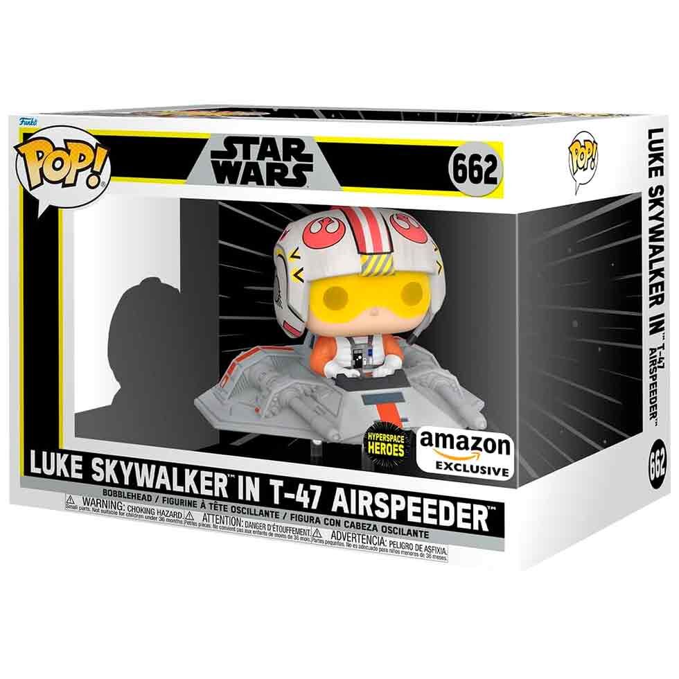 Figura POP Rides Star Wars Luke Skywalker in T-47 Airspeeder Exclusive Frikytopia