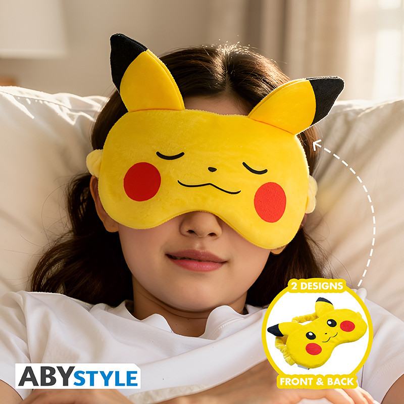 MÁSCARA DE DORMIR POKÉMON PIKACHU Frikytopia