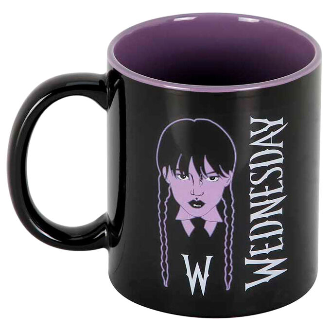 Taza karactermania miercoles addams