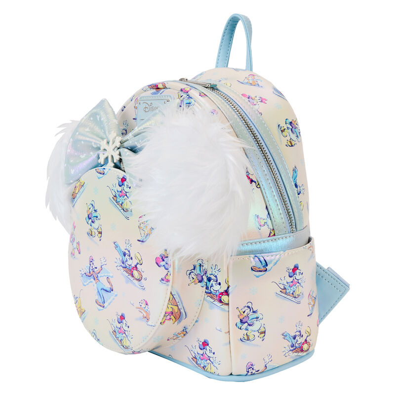 Set Mochila Diadema orejas Winter Wonderland Mickey and Friends Disney Loungefly