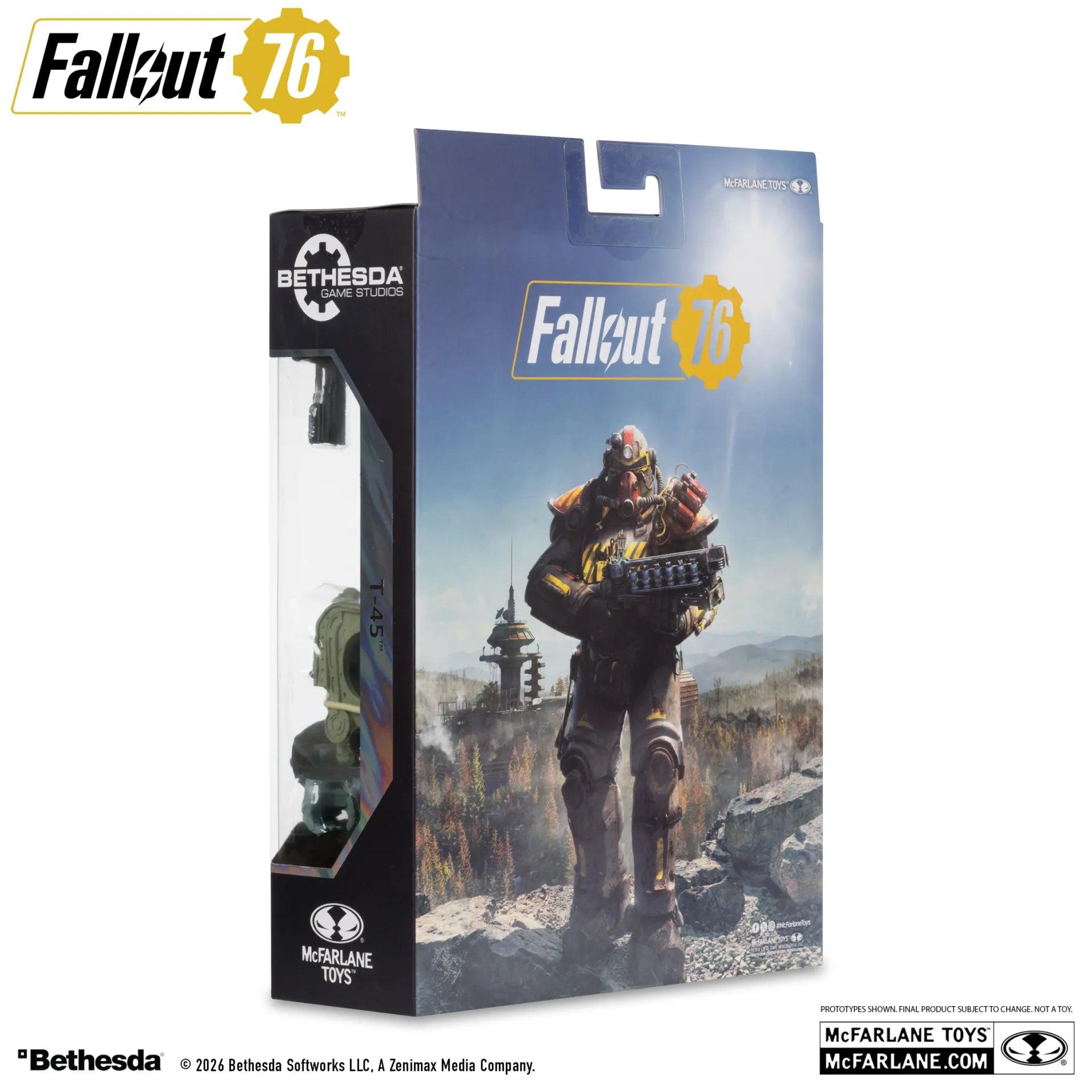 MCFARLANE GAMING EDITION 7INCH FALLOUT 76 T-45 MILITARY ARMOR ACTION Figura