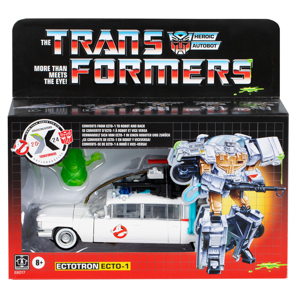 Figura hasbro transformers x ghostbusters ectotron ecto-1