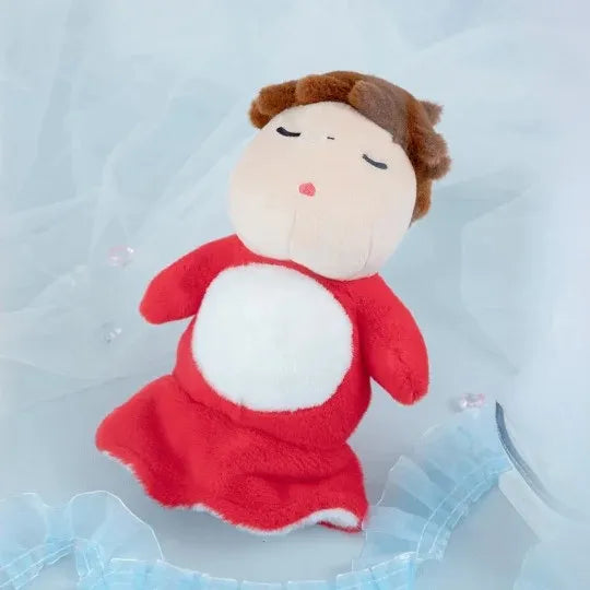 Ponyo en el acantilado Nakayoshi Figura de peluche Ponyo Dozing Off