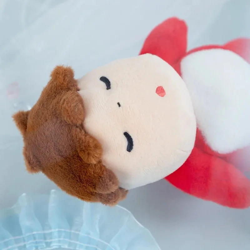 Ponyo en el acantilado Nakayoshi Figura de peluche Ponyo Dozing Off