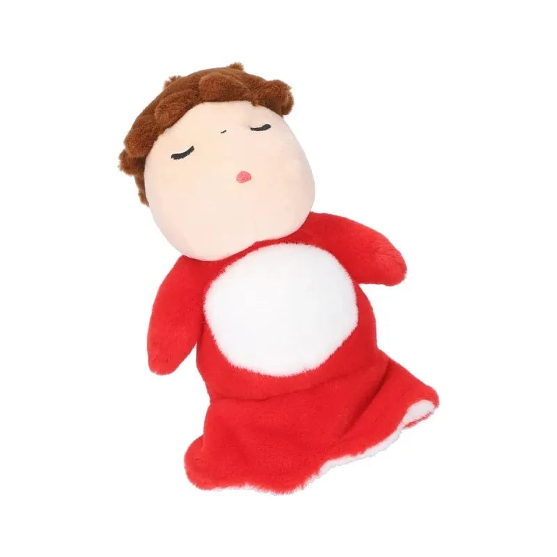 Ponyo en el acantilado Nakayoshi Figura de peluche Ponyo Dozing Off