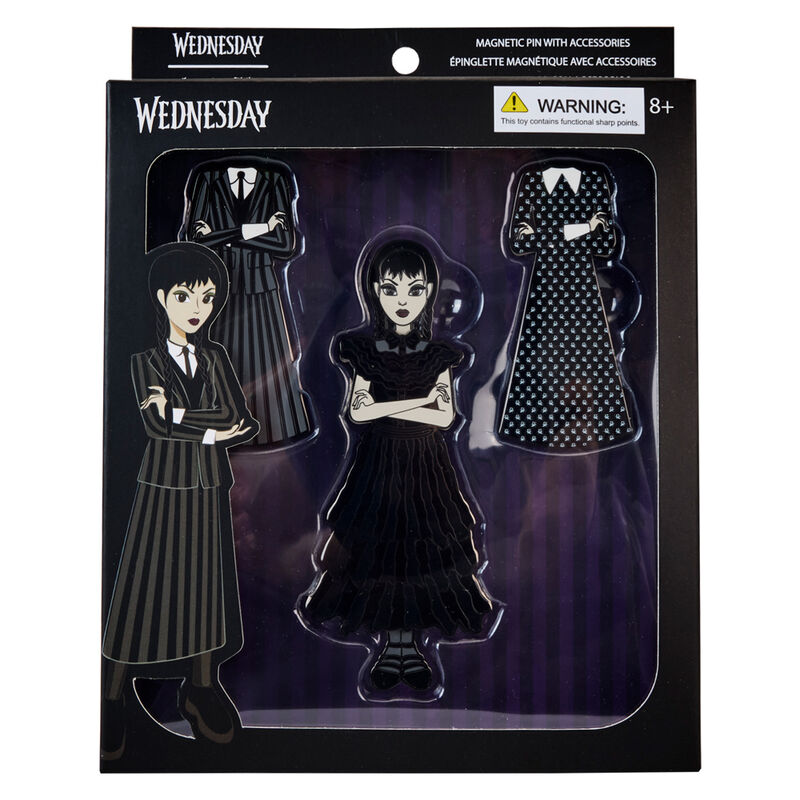 Wednesday by Loungefly Pin Set de 4 Chapas esmaltadas Wednesday Addams