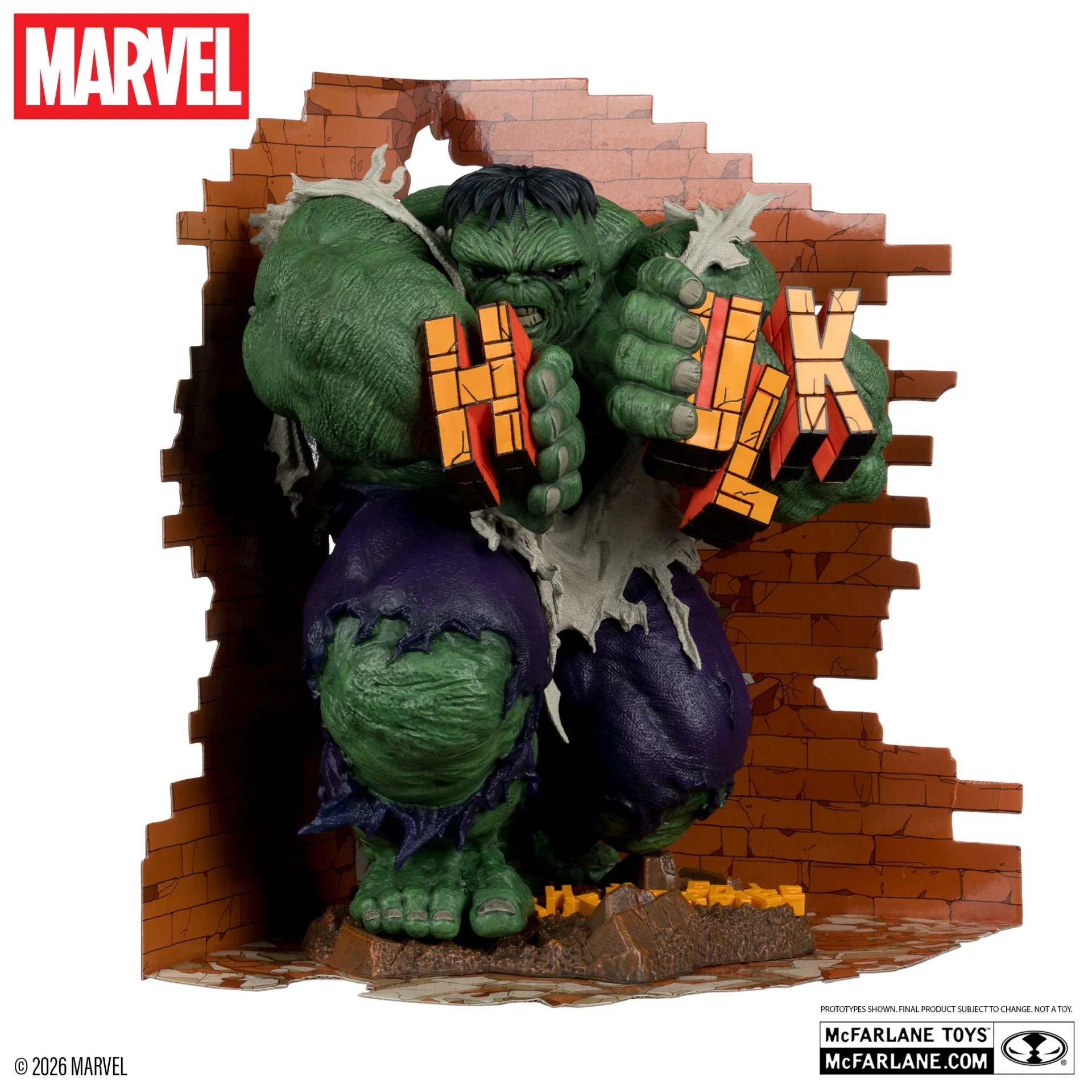 MARVEL COLLECTION 1:6 THE INCREDIBLE HULK #345 GREEN HULK VARIANT Figura