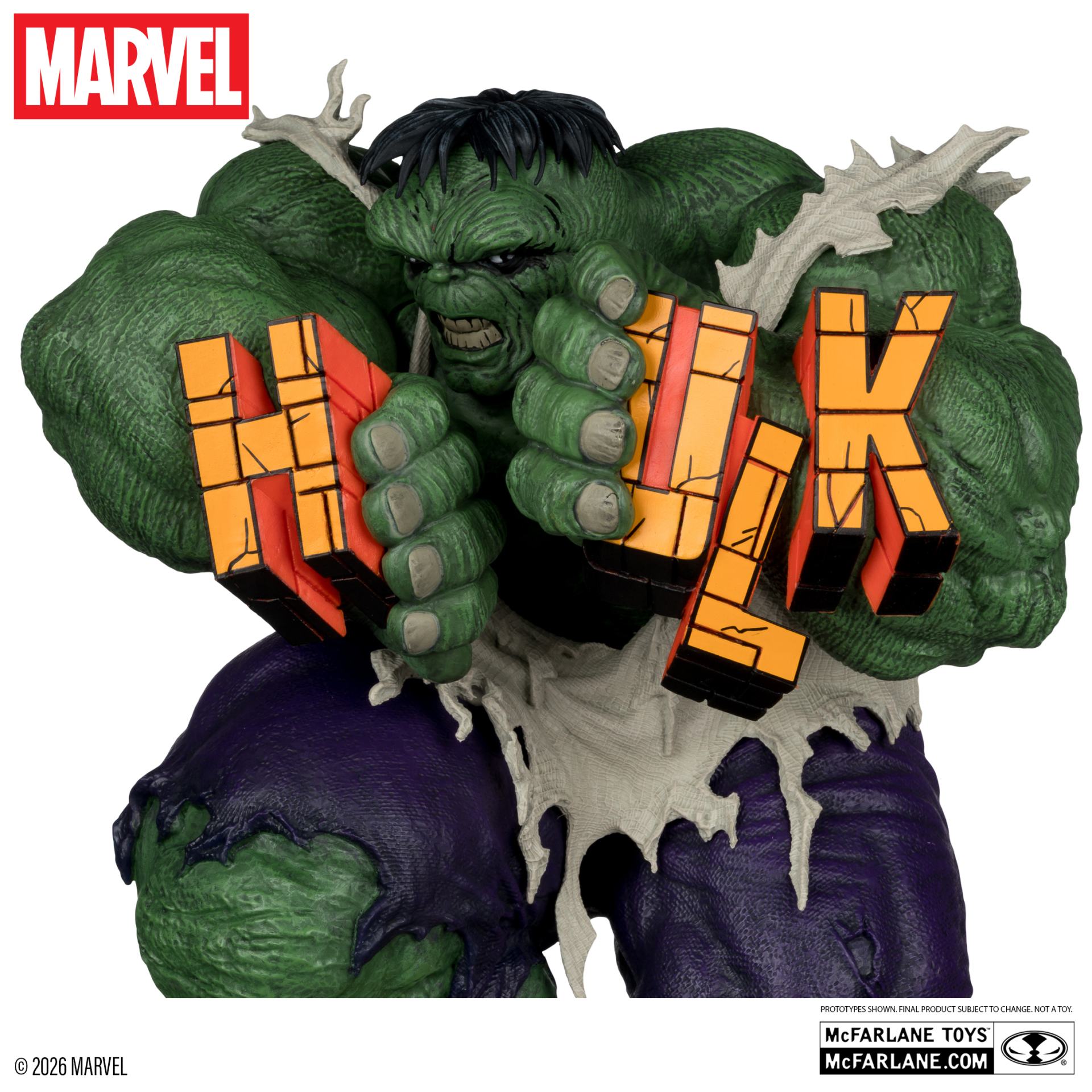 MARVEL COLLECTION 1:6 THE INCREDIBLE HULK #345 GREEN HULK VARIANT Figura Frikytopia