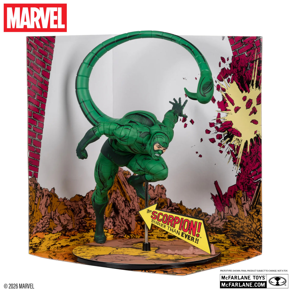 Marvel Collection Figura PVC 1/10 Scorpion (The Amazing Spider-Man #318) 17 cm