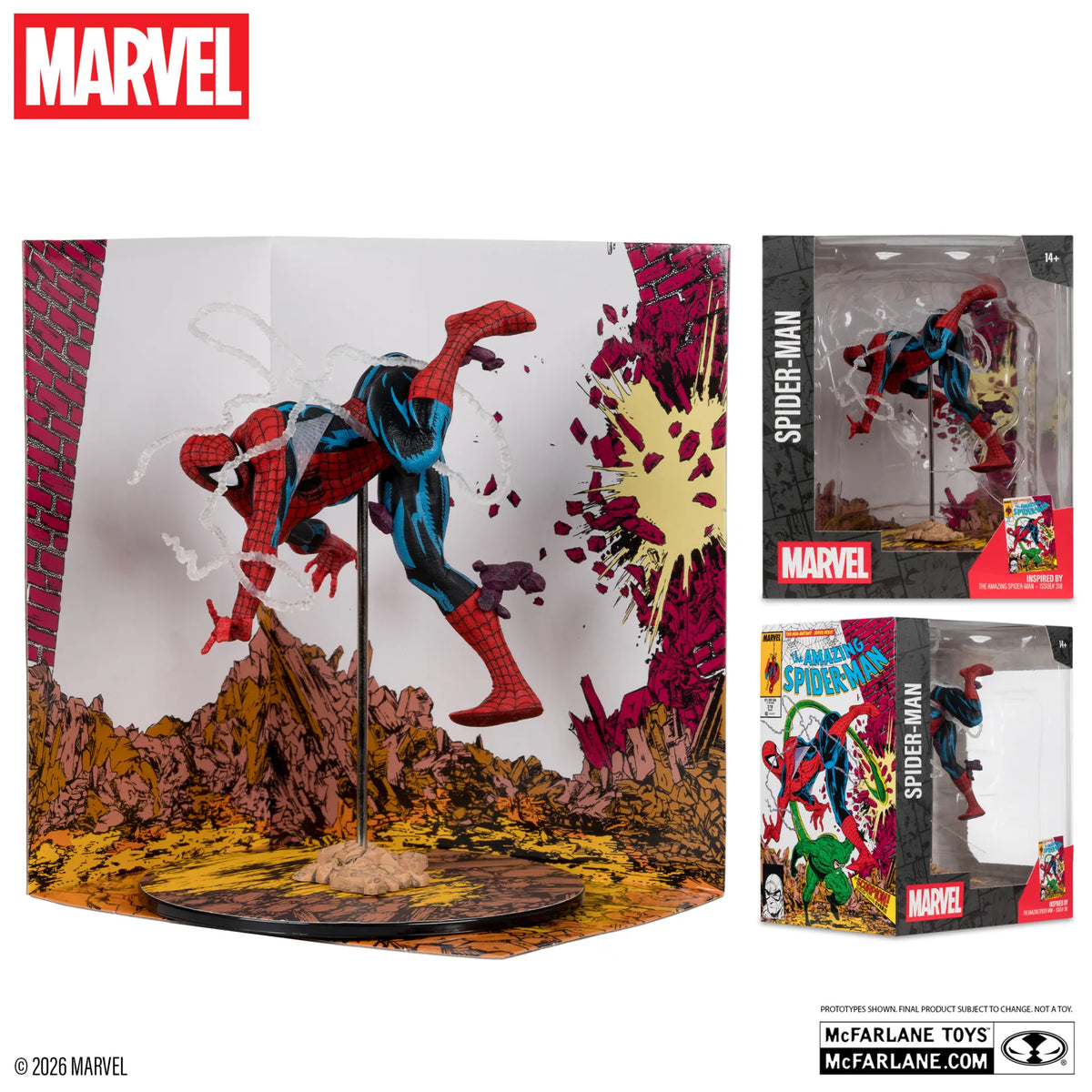 Marvel Collection Figura PVC 1/10 Spider-Man (The Amazing Spider-Man #318) 17 cm