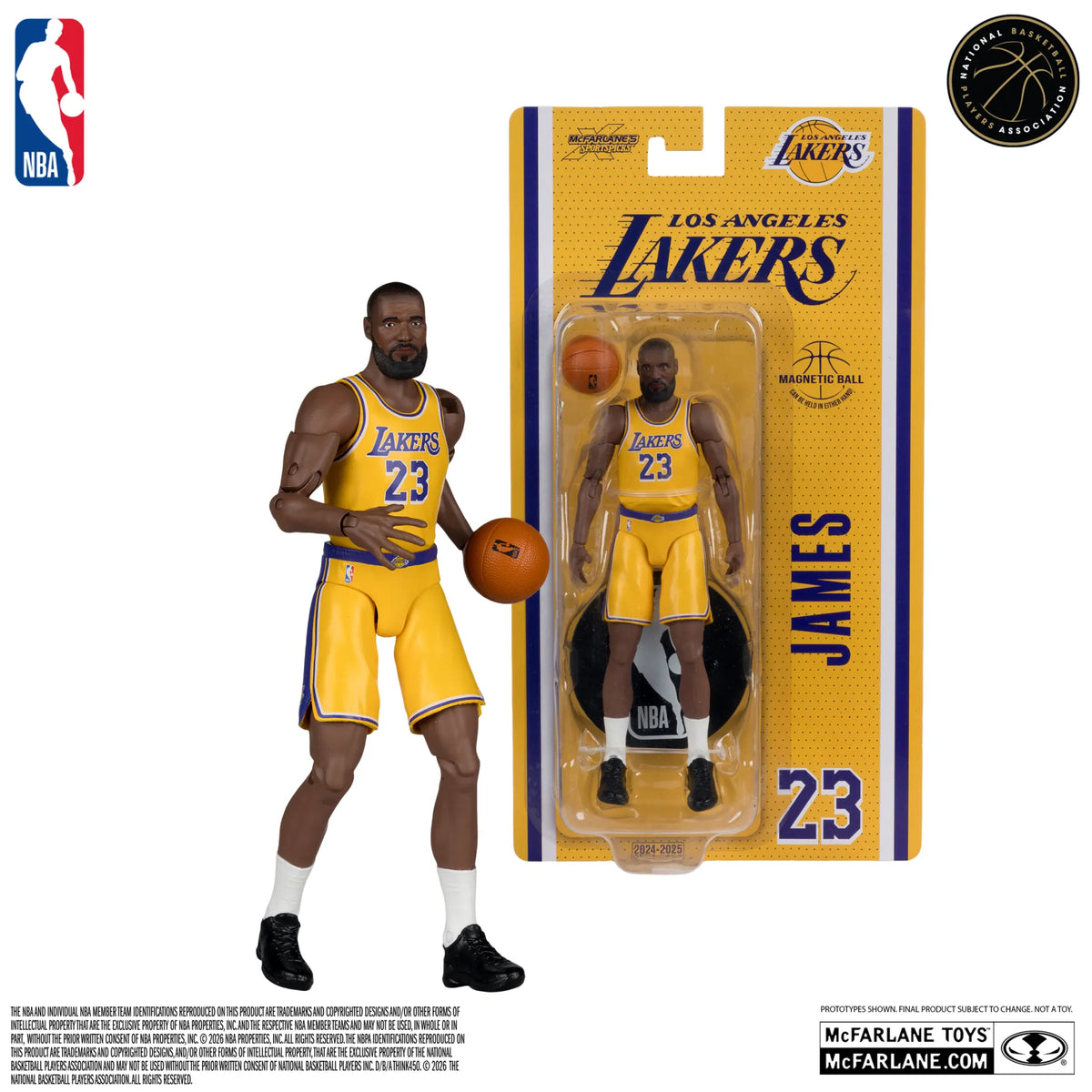 NBA SportsPicks Figura Lebron James (Los Angeles Lakers) 16 cm