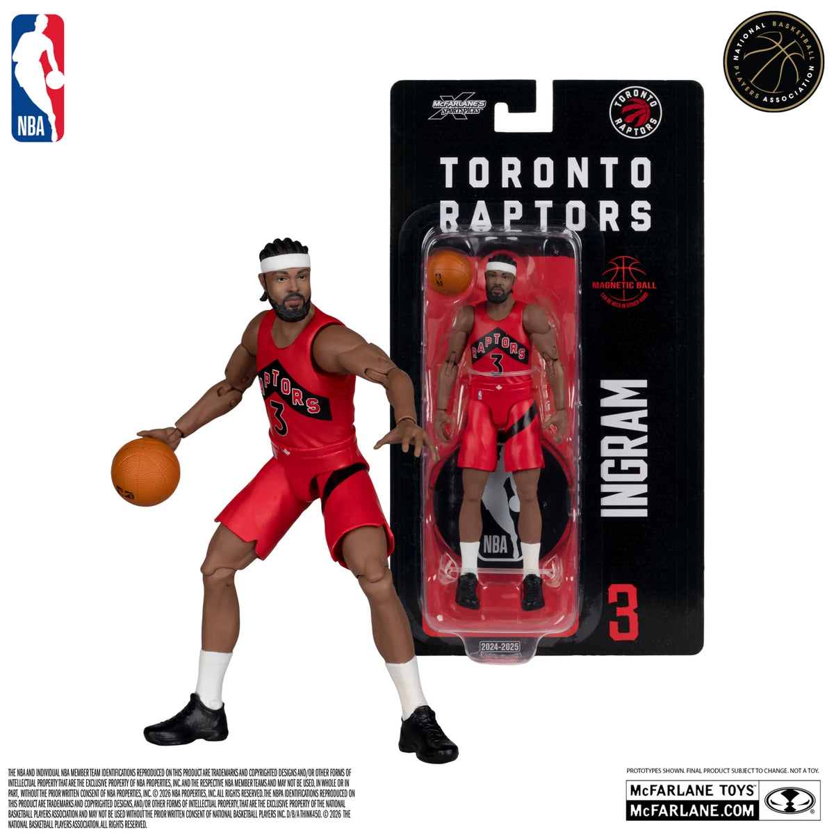 NBA SportsPicks Figura Brandon Ingram (Toronto Raptors) 16 cm