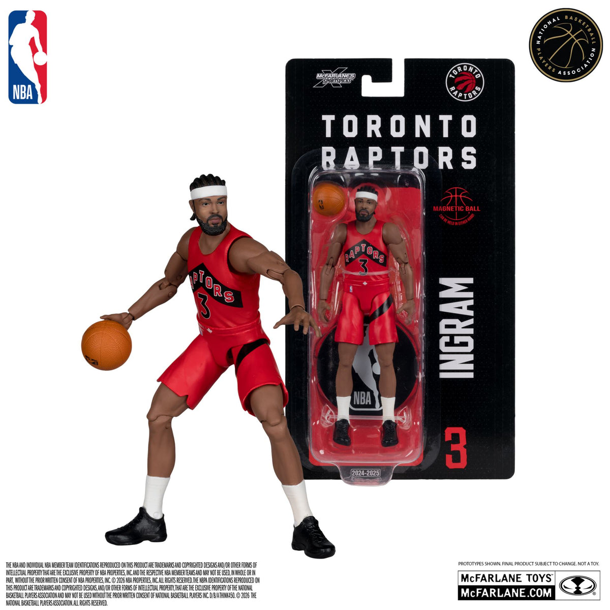 NBA SportsPicks Figura Brandon Ingram (Toronto Raptors) 16 cm