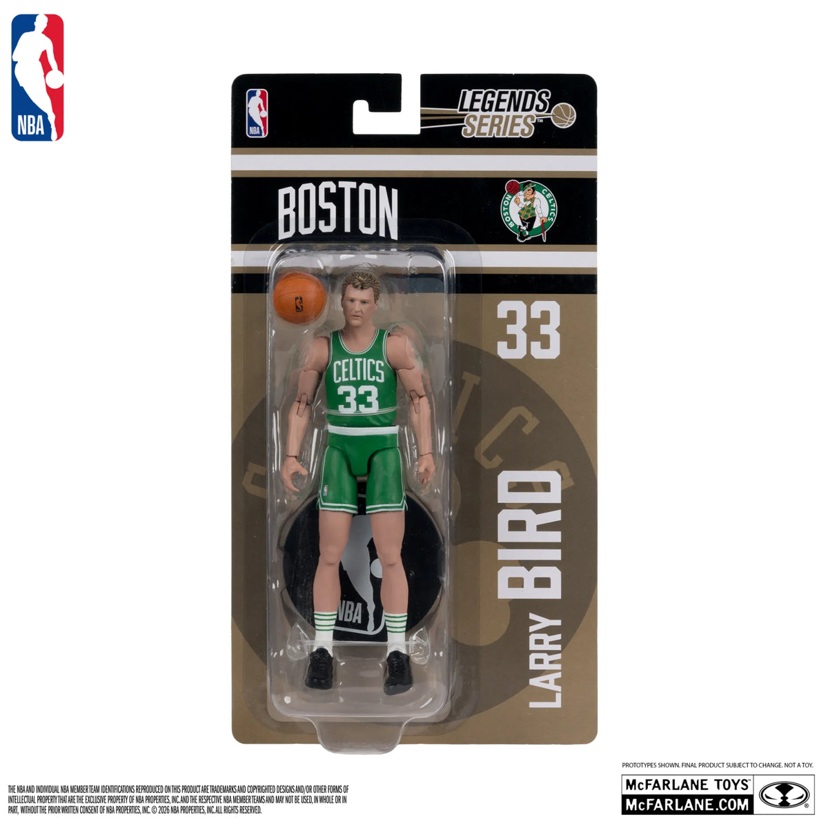 NBA Legends Series Figura Larry Bird (Boston Celtics) 15 cm
