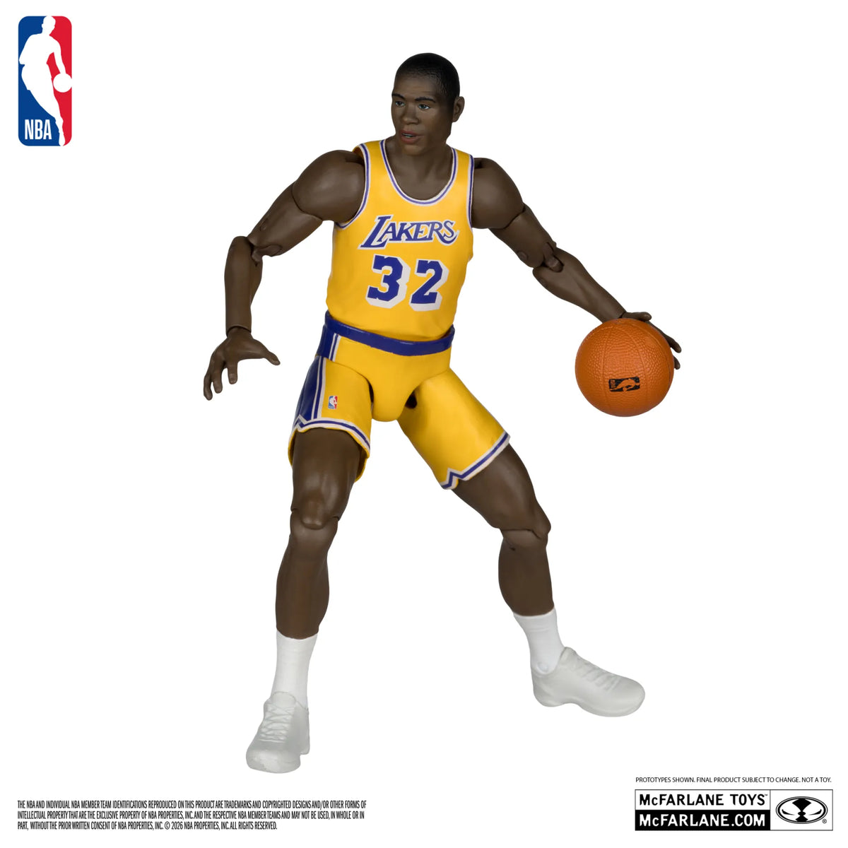NBA Legends Series Figura Earvin "Magic" Johnson (Los Angeles Lakers) 15 cm