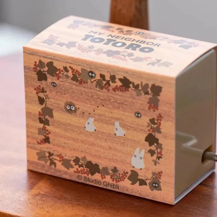 Mi vecino Totoro Caja de música de manivela Autumn Leaf