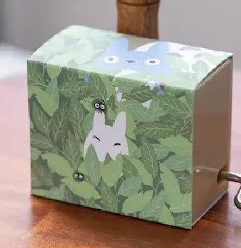 Mi vecino Totoro Caja de música de manivela Totoro Leaf