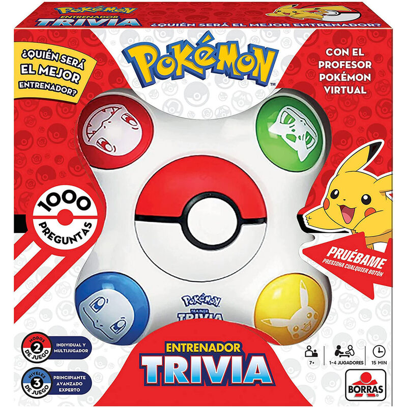 Juego mesa Trivia Pokemon Frikytopia