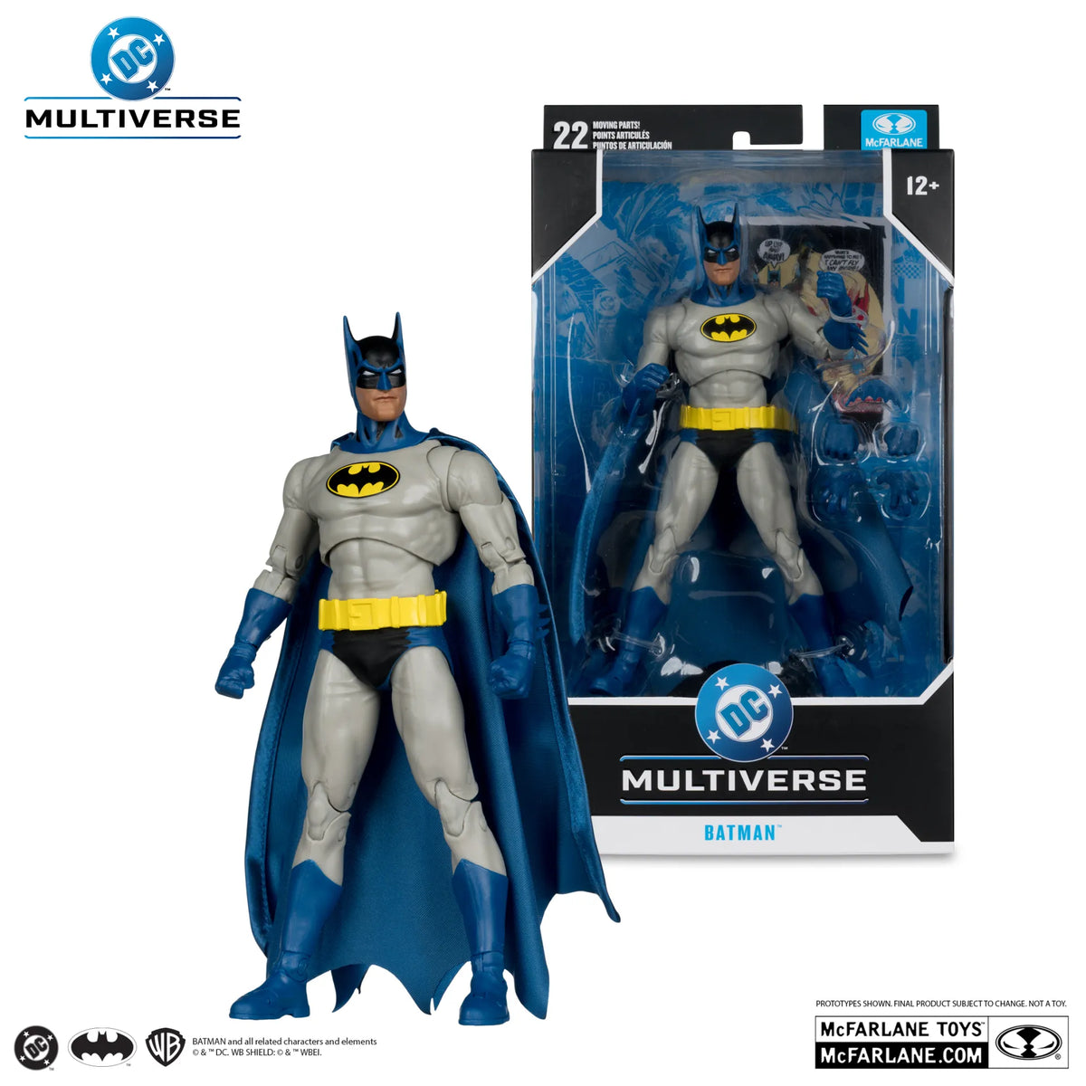 DC Multiverse Figura Batman (World's Finest) 19 cm