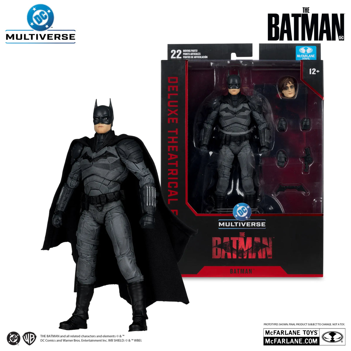 DC Multiverse Figura Batman (The Batman) Deluxe Theatrical Edition 18 cm