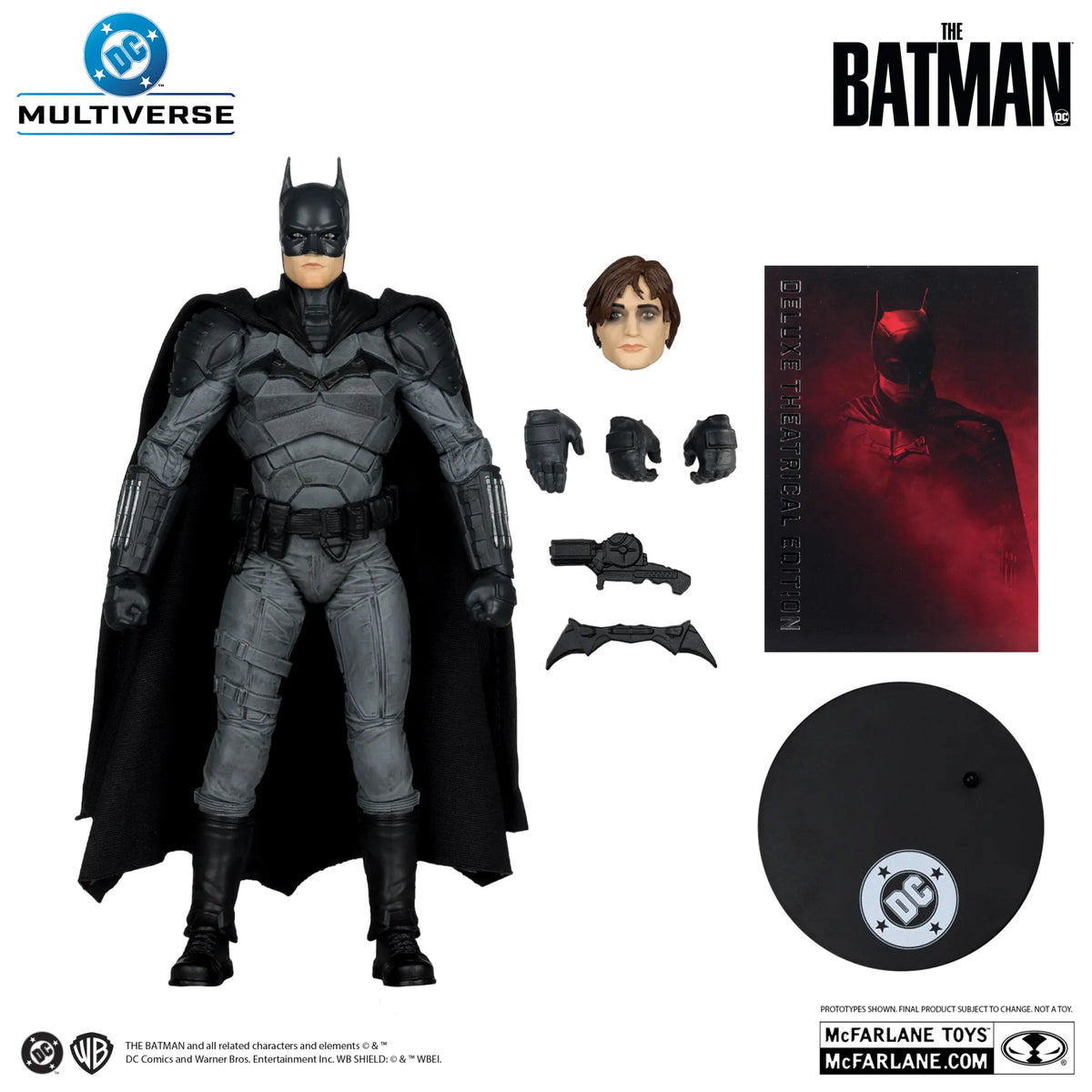 DC Multiverse Figura Batman (The Batman) Deluxe Theatrical Edition 18 cm
