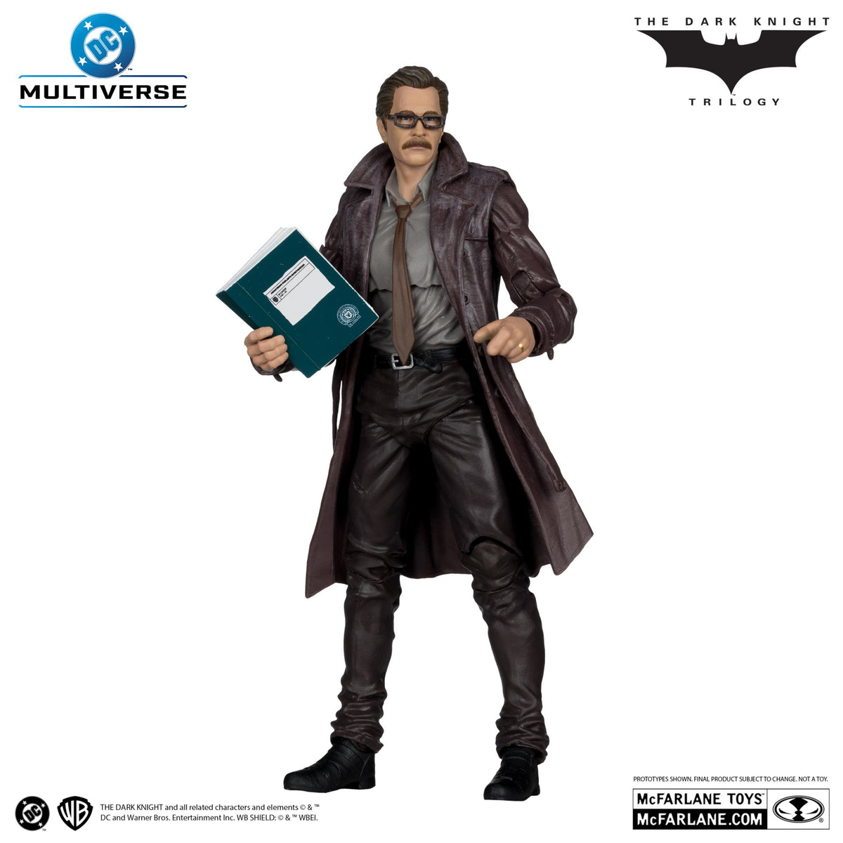 DC Multiverse Figura Commissioner James Gordon (The Dark Knight Trilogy) Deluxe Theatrical Edition 18 cm