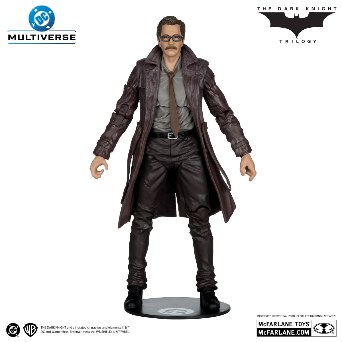 DC Multiverse Figura Commissioner James Gordon (The Dark Knight Trilogy) Deluxe Theatrical Edition 18 cm