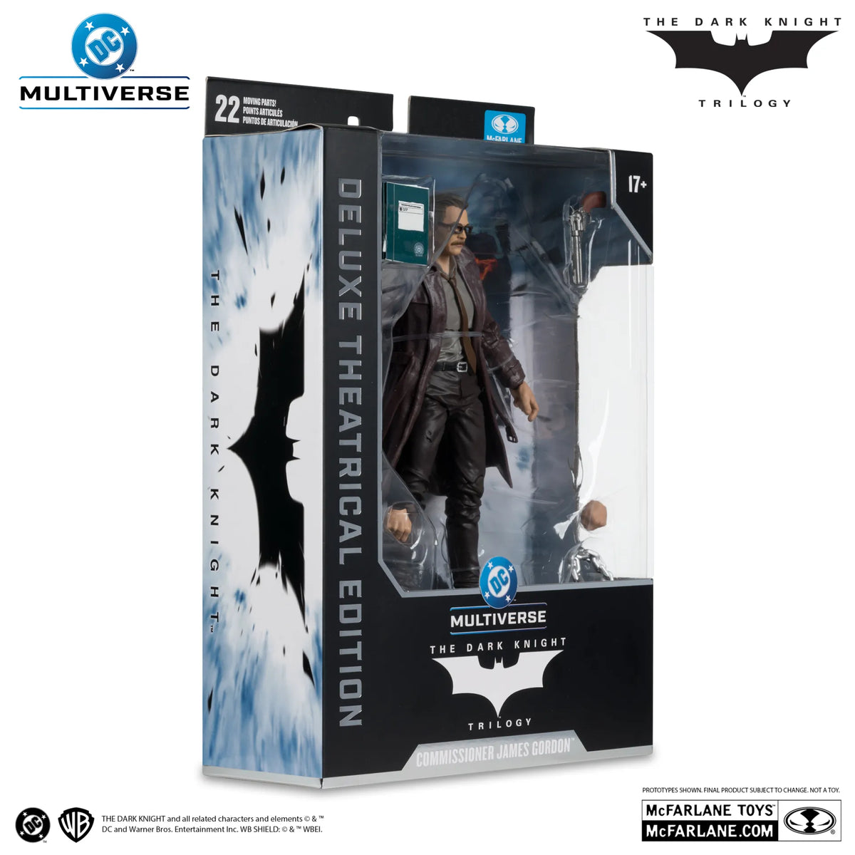 DC Multiverse Figura Commissioner James Gordon (The Dark Knight Trilogy) Deluxe Theatrical Edition 18 cm