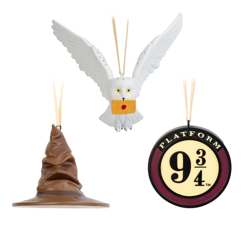 Set 3 Adornos Navidad Harry Potter v1 Frikytopia