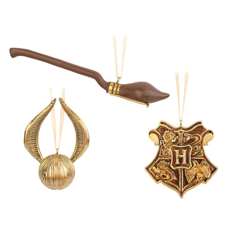 Set 3 Adornos Navidad Harry Potter v2 Frikytopia