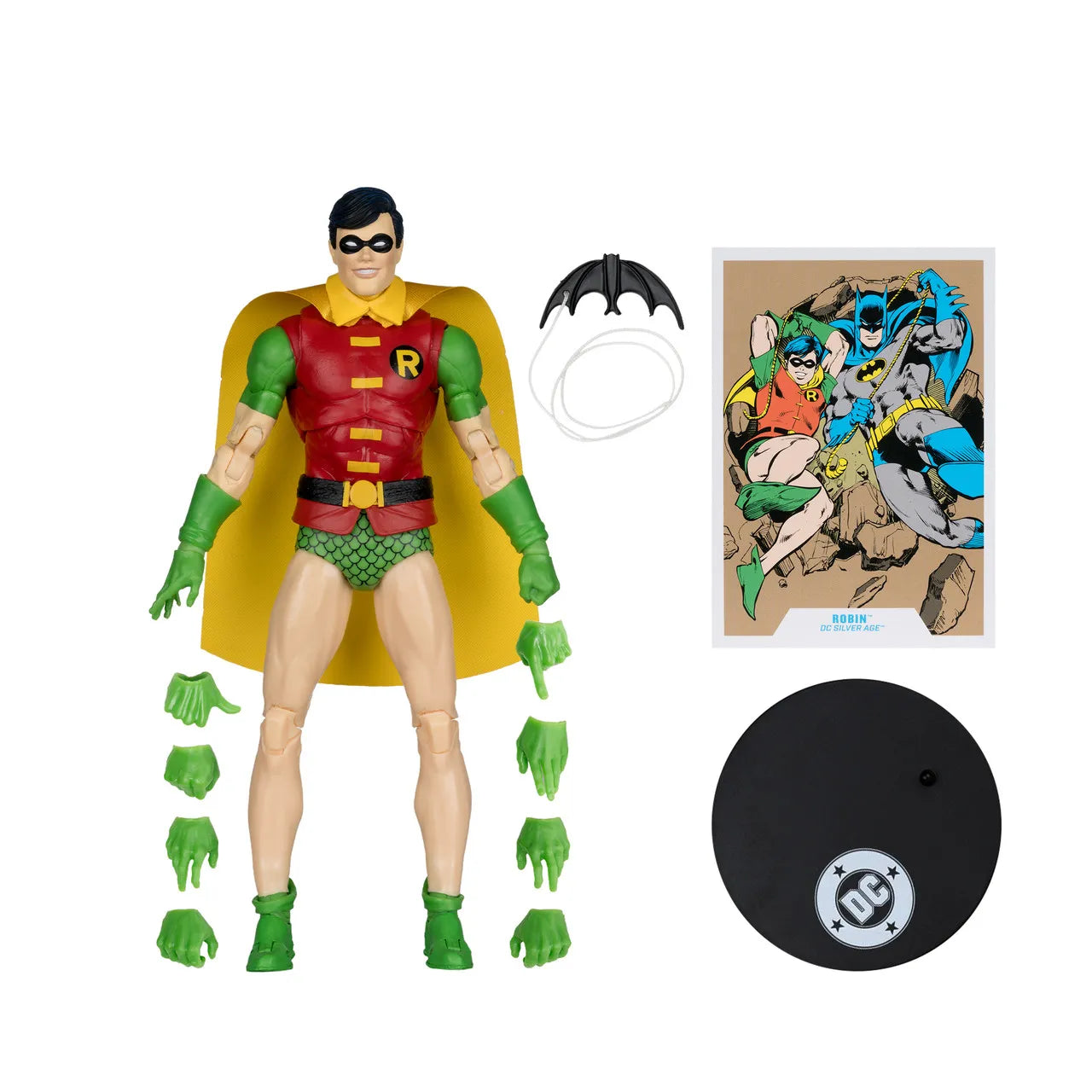 DC MULTIVERSE 7INCH ROBIN SILVER AGE ACTION Figura