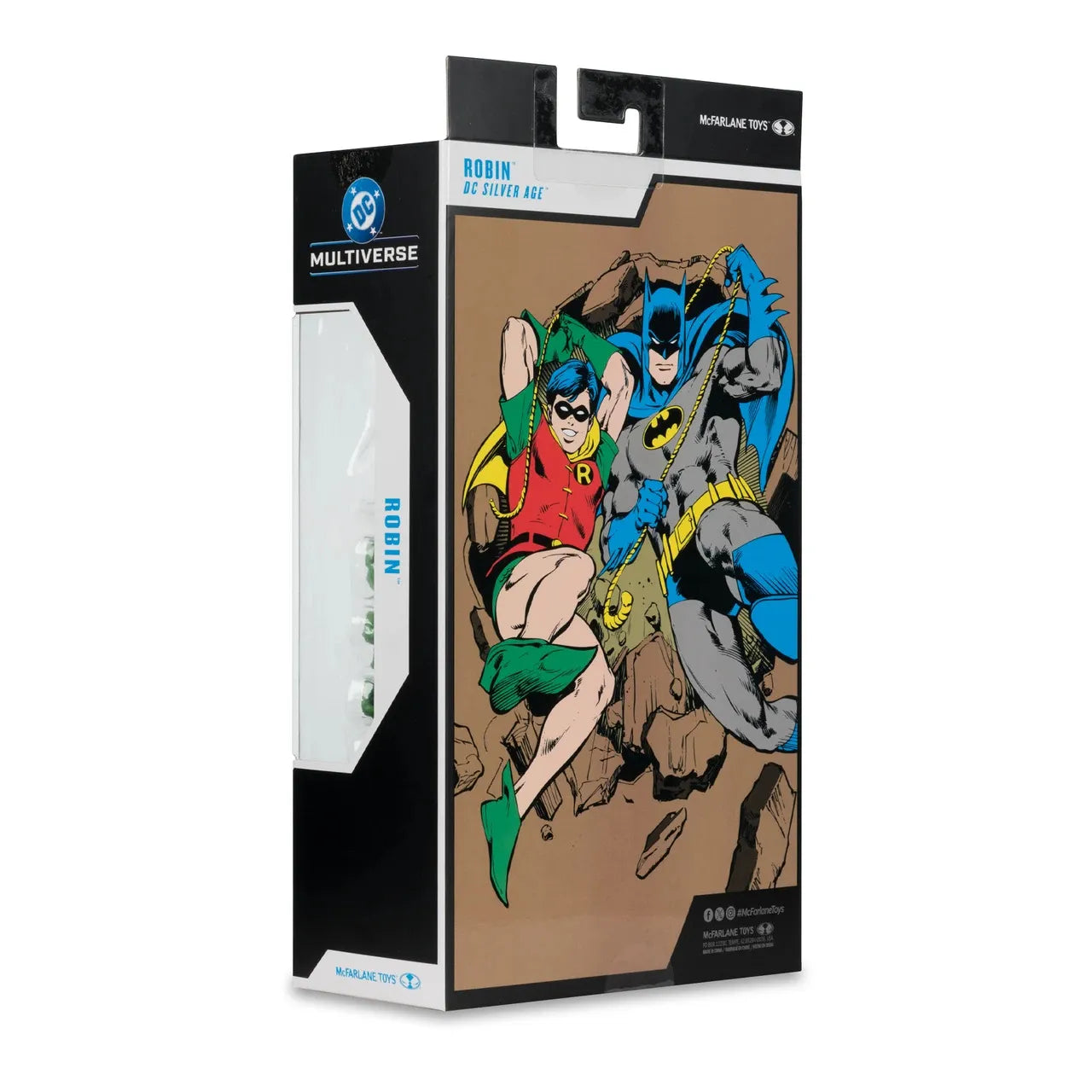 DC MULTIVERSE 7INCH ROBIN SILVER AGE ACTION Figura