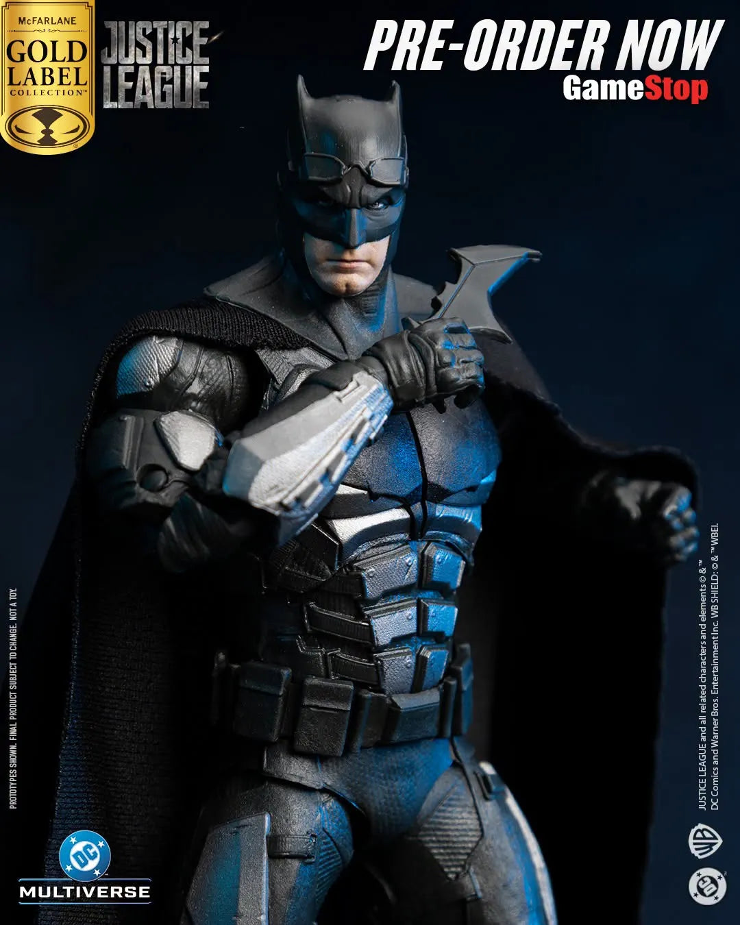 DC Multiverse Figura Batman (Justice League) (Gold Label) 18 cm