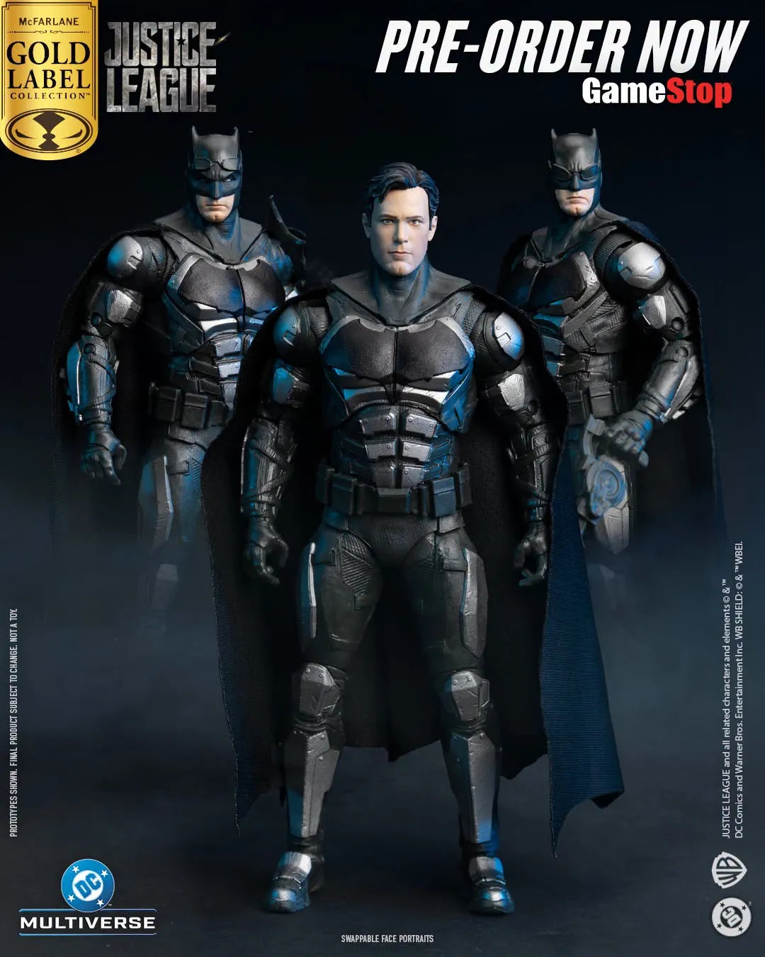 DC Multiverse Figura Batman (Justice League) (Gold Label) 18 cm