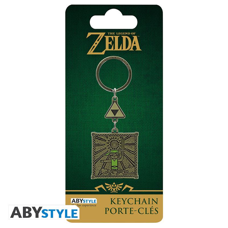 THE LEGEND OF ZELDA LINK & TRIFORCE Llavero Frikytopia