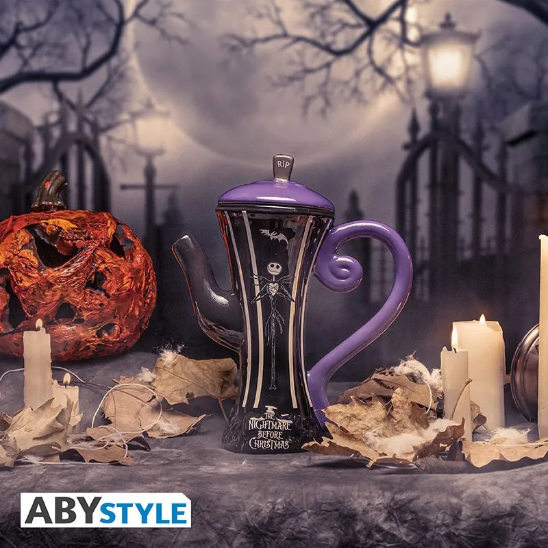 THE NIGHTMARE BEFORE CHRISTMAS JACK SKELLINGTON TEAPOT