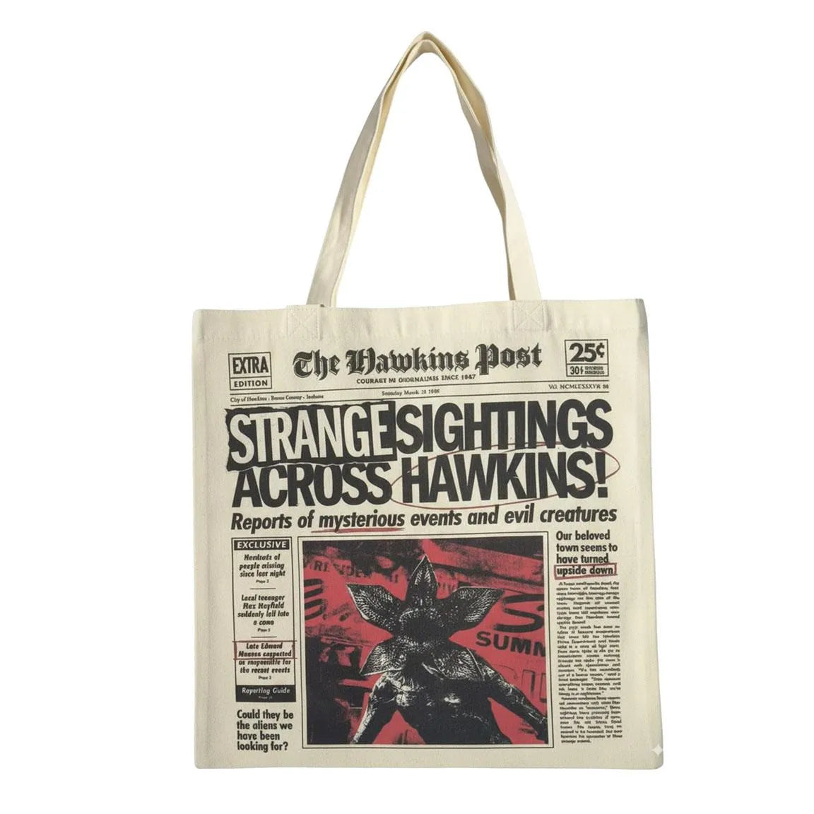 STRANGER THINGS DEMOGORGON TOTE Bolsa