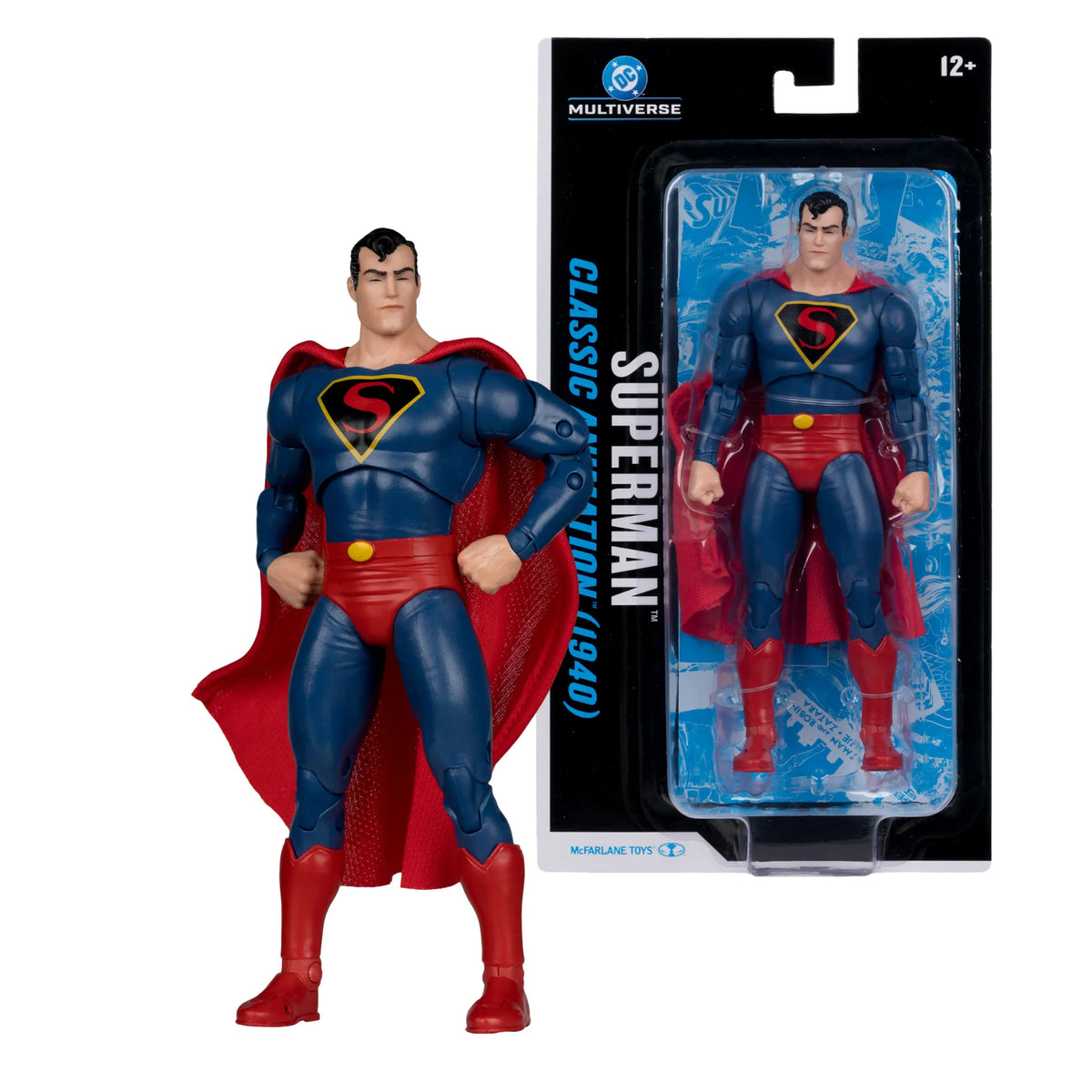 DC MULTIVERSE CLASSIC SUPERMAN 1940 7INCH ACTION Figura