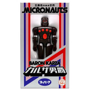 MICRONAUTS W05 BARON KARZA SDCC/JAPANESE Caja REACTION+ Figura