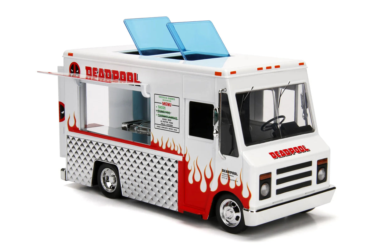 MARVEL DEADPOOL TACO FOOD TRUCK & DEADPOOL 1/24 DIE-CAST MODEL