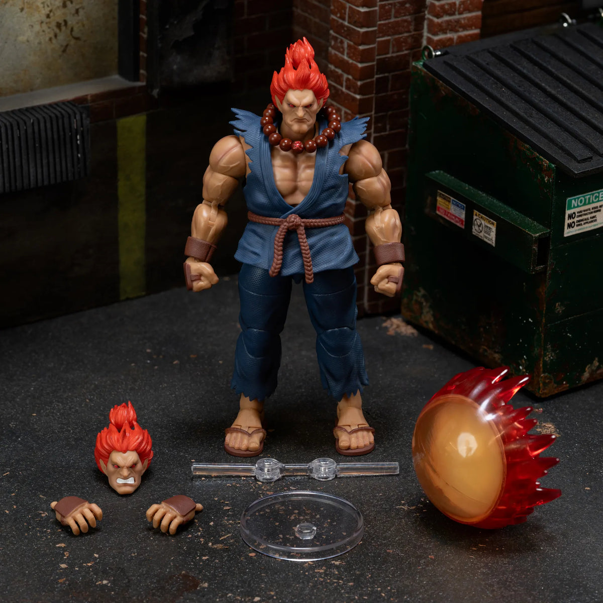 Figura Akuma Street Fighter II 17cm