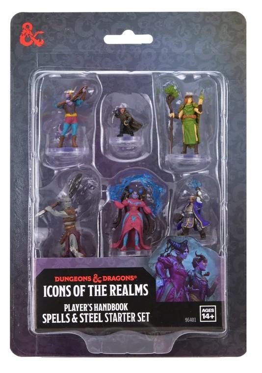 DUNGEONS & DRAGONS ICONS OF THE REALMS PLAYER HANDBOOK SPELLS & STEEL STARTER SET Frikytopia