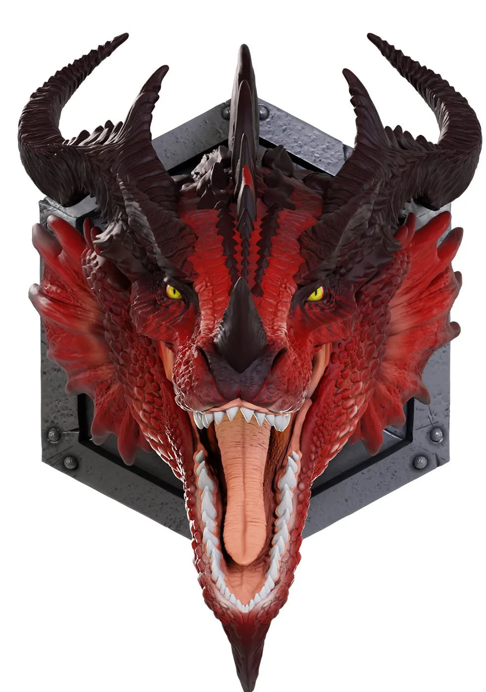 DUNGEONS & DRAGONS REPLICAS OF THE REALMS RED DRAGON 12 INCHES TROPHY PLAQUE