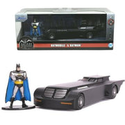 BATMAN ANIMATED SERIES BATMAN & BATMOBILE 1/32 DIE-CAST MODEL