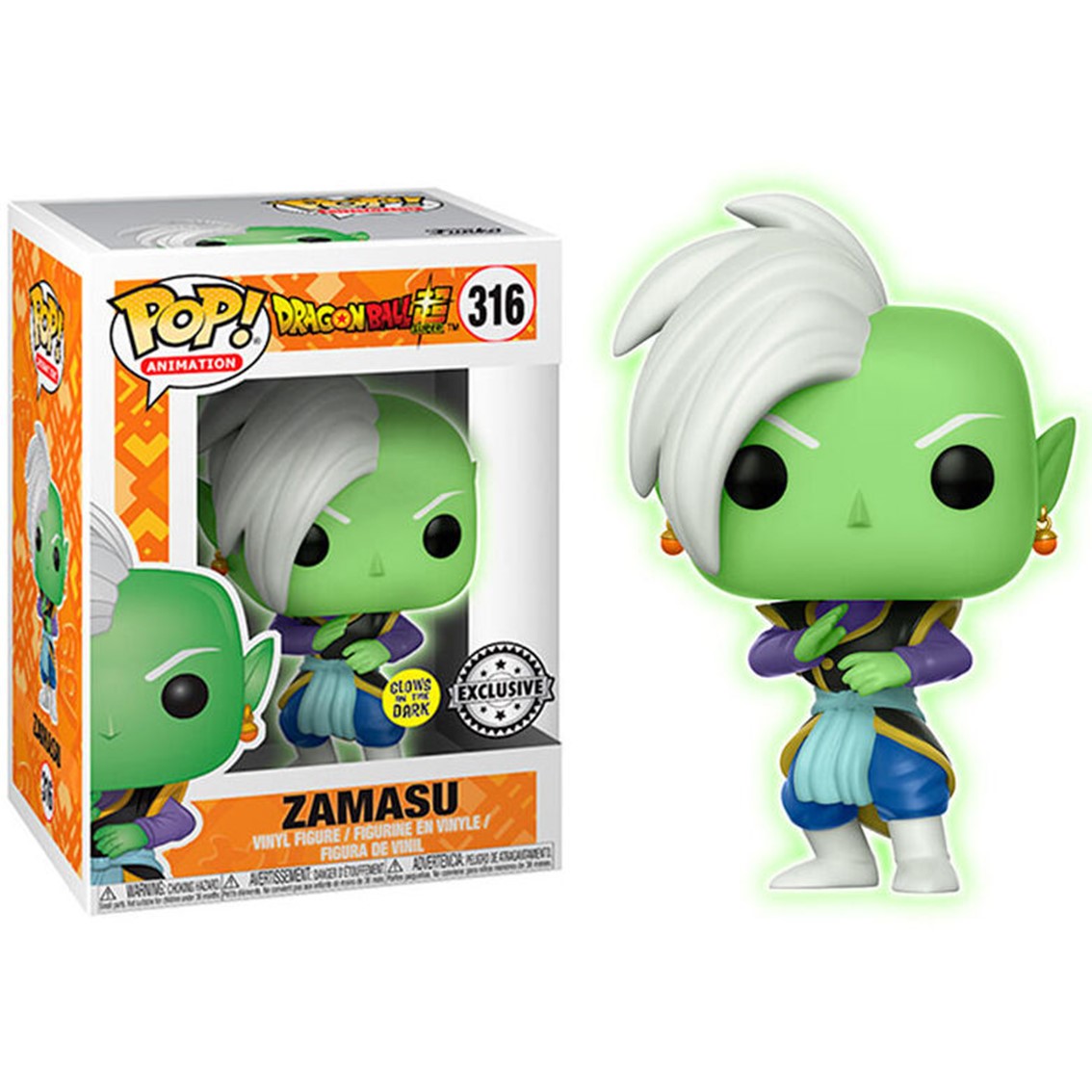 Funko pop dragon ball super zamasu glow in the dark Frikytopia