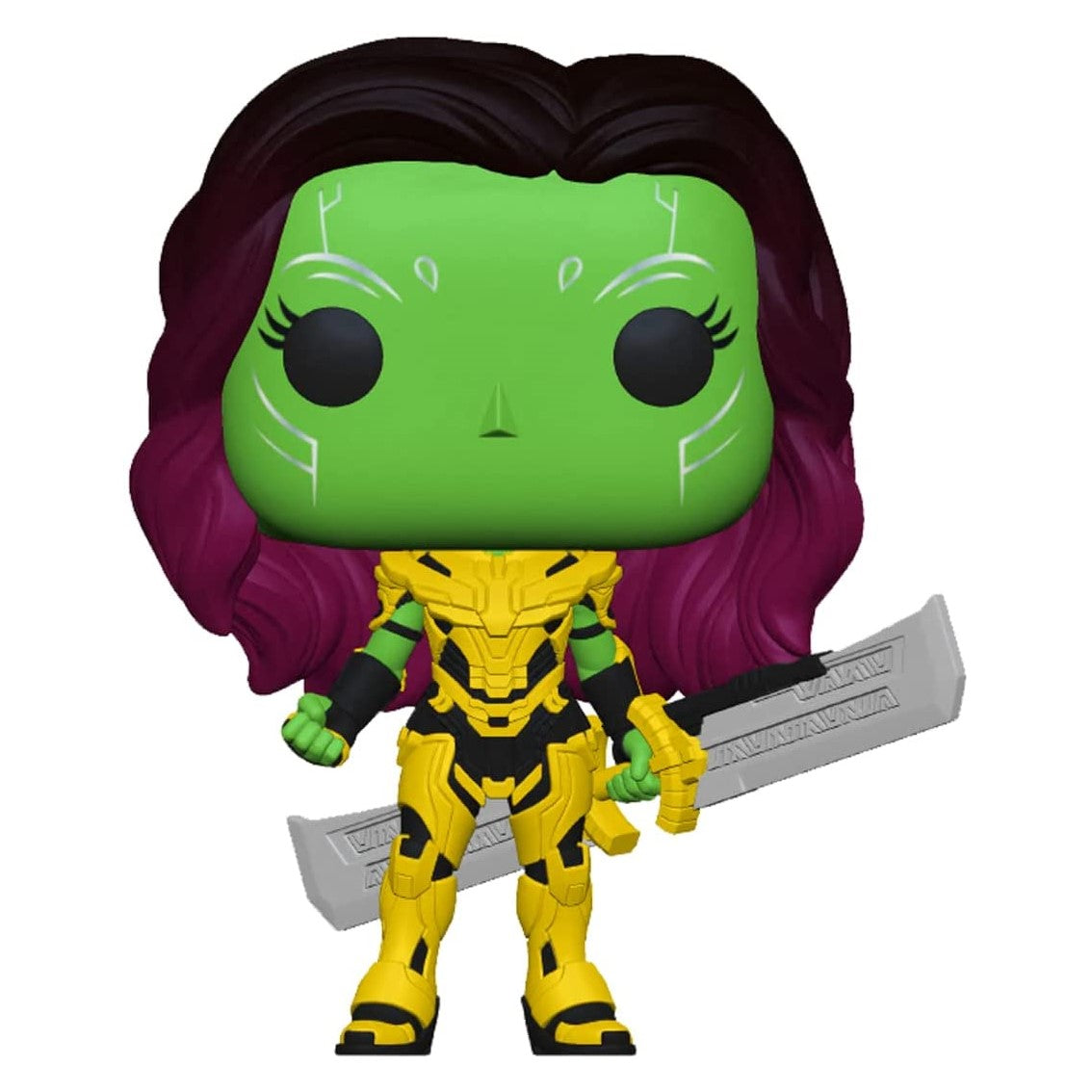 Funko pop marvel what if gamora con espada de thanos