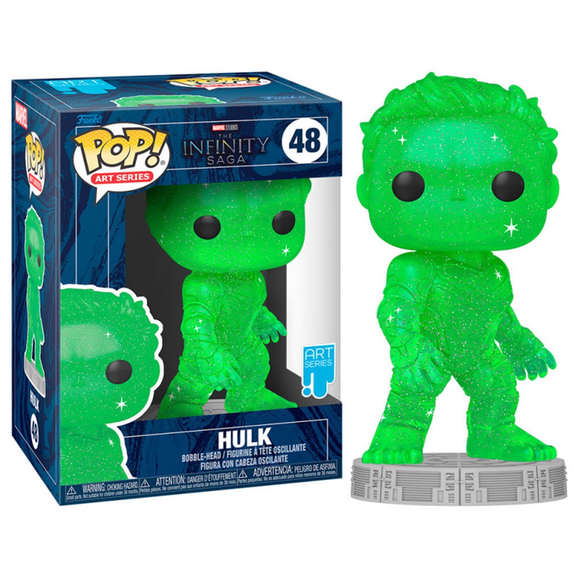 Funko pop marvel infinity saga hulk gema del tiempo Frikytopia