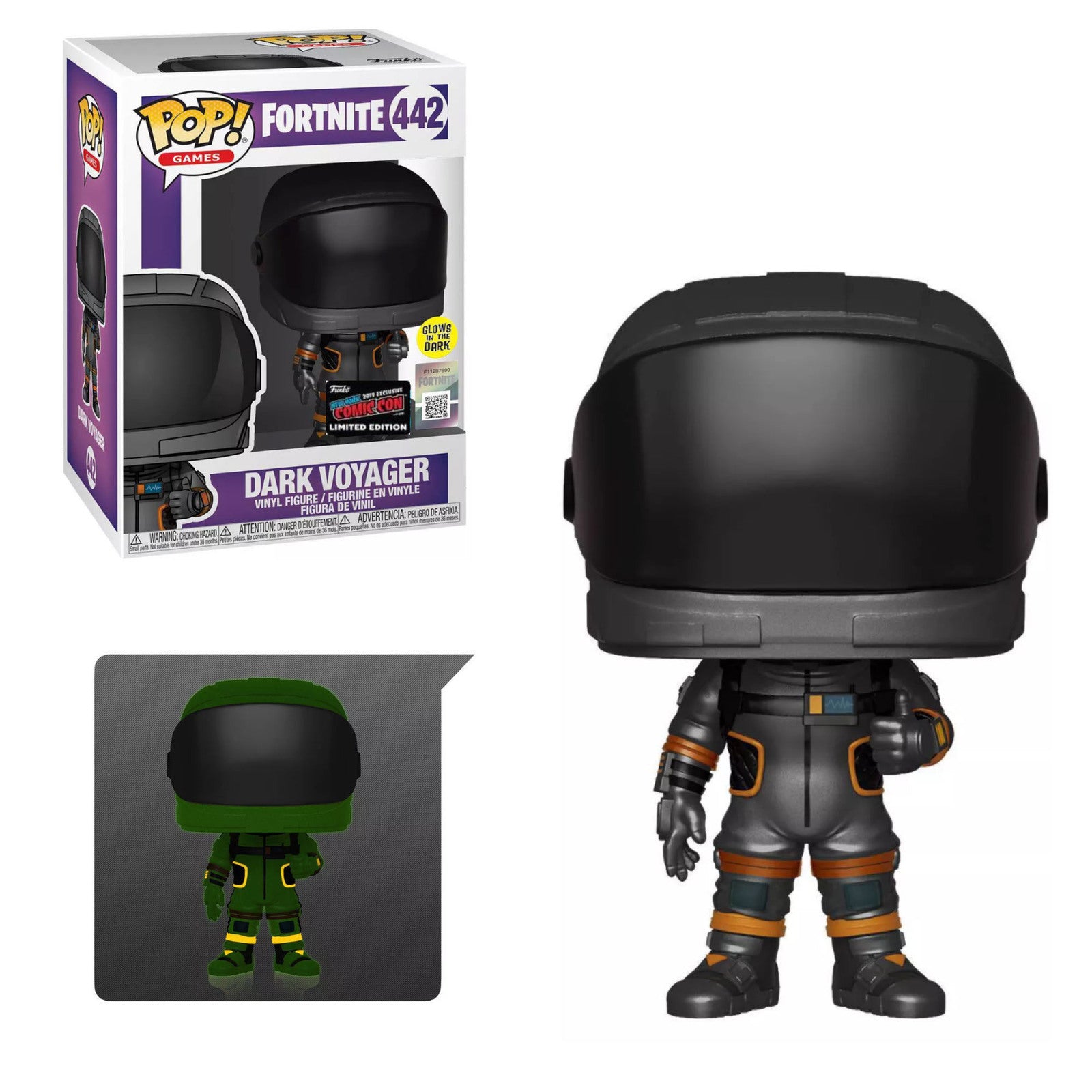 Funko pop fortnite dark voyager brillo en la oscuridad exclusivo