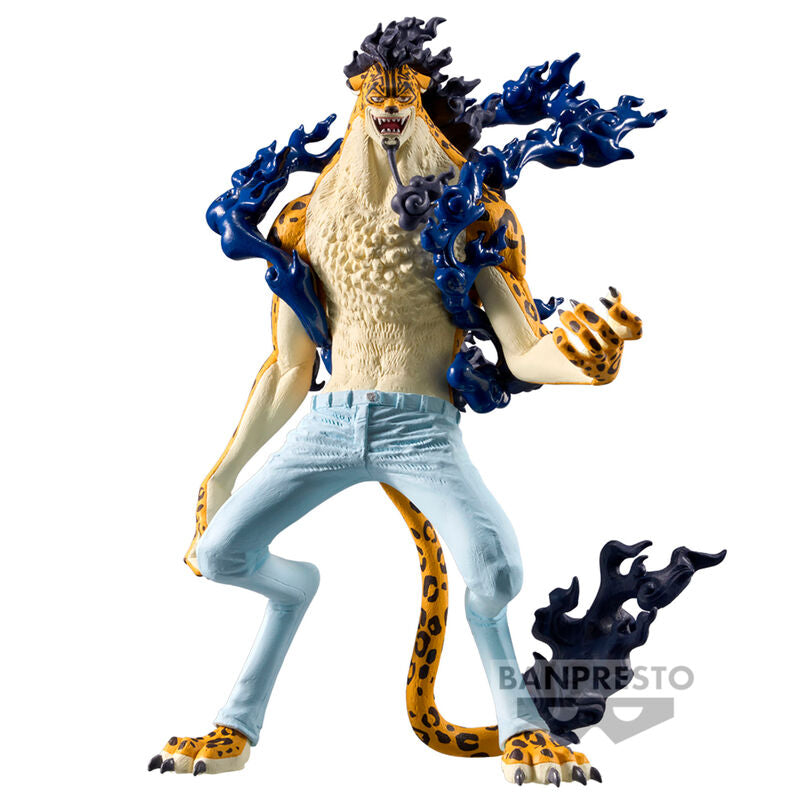 Figura banpresto one piece king of artist rob lucci awakening ver 19cm Frikytopia